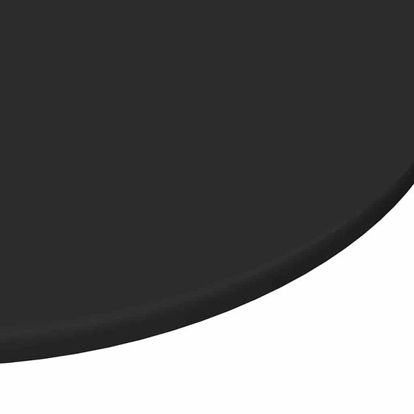 Tischplatte Schwarz Ø 80 cm