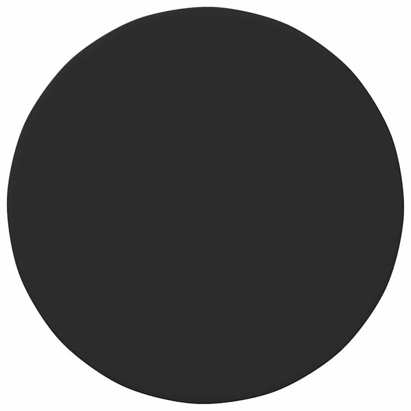 Tischplatte Schwarz Ø 80 cm