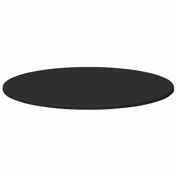 Tischplatte Schwarz Ø 80 cm