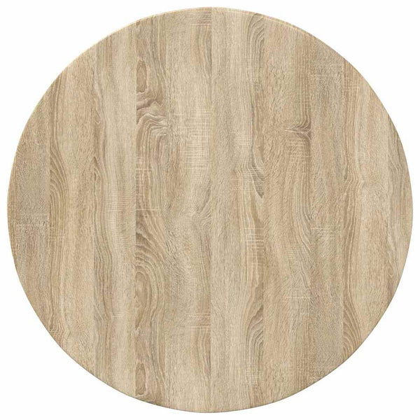 Tischplatte Sonoma-Eiche Ø 80 cm