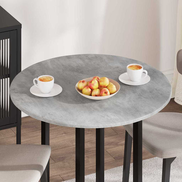Tischplatte Betongrau Ø 80cm