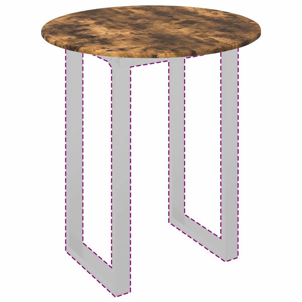 Tischplatte Räuchereiche Ø 80cm