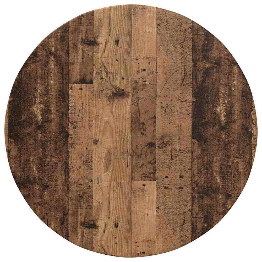 vidaXL Plateau de table en bois de récupération Ø 80 x 1,5 cm, bois d'ingénierie