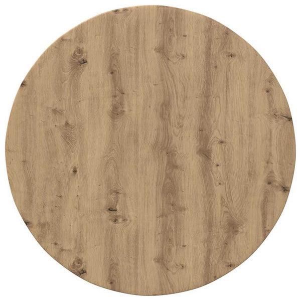Tischplatte Artisan-Eiche Ø 80 cm
