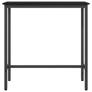 Schwarzer Tisch Eichenoptik 100x40 cm