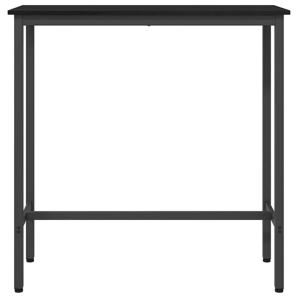 Schwarzer Tisch Eichenoptik 100x40 cm