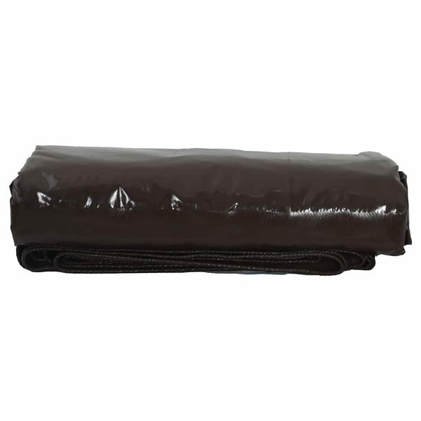 Braune PVC-beschichtete Plane, 3 x 6 m