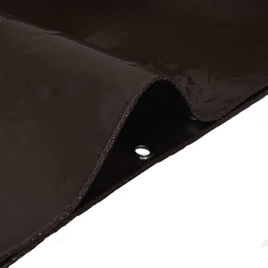 PVC-beschichtete Plane Braun 4x5m, 650g/m²