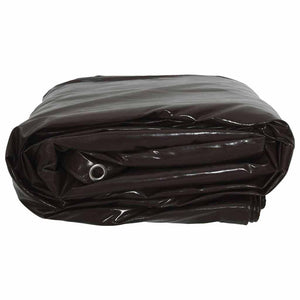 PVC-beschichtete Plane Braun 5 x 8 m, 650 g/m²