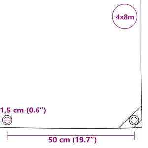 Olive Grüne PVC-beschichtete Plane 4x8m