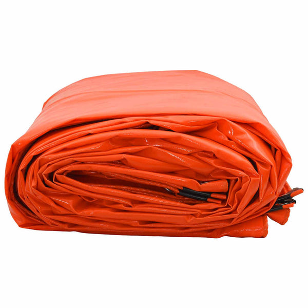 Orange PVC-beschichtete Plane 2,5 x 3,5 m