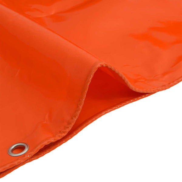 Orange PVC-beschichtete Plane 5x5m, 650g/m²