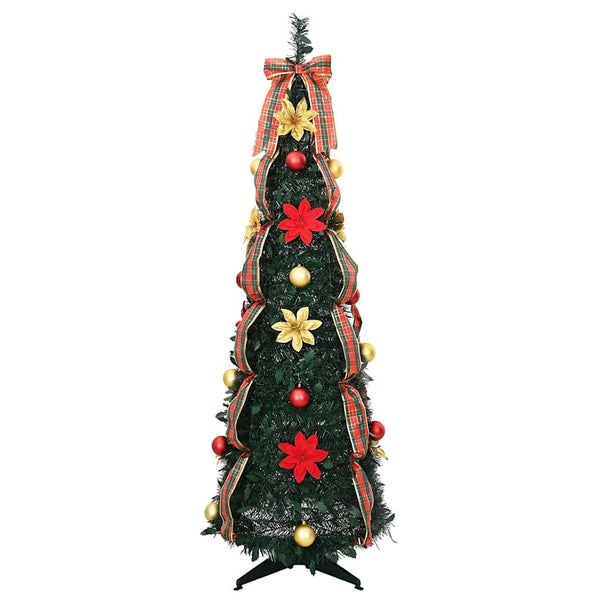 Künstlicher Weihnachtsbaum mit 100 LEDs, 155cm