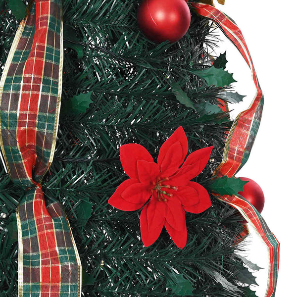Künstlicher Weihnachtsbaum mit LEDs, 185 cm