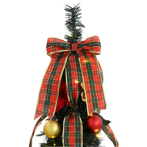 Künstlicher Weihnachtsbaum mit LEDs, Grün, 215cm