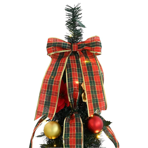 Künstlicher Weihnachtsbaum mit LEDs, Grün, 215cm
