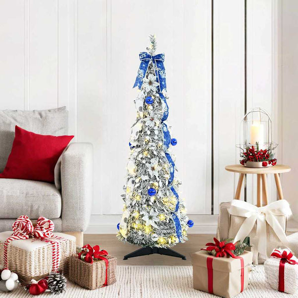 Weihnachtsbaum Künstlich 120cm mit LEDs Weiß