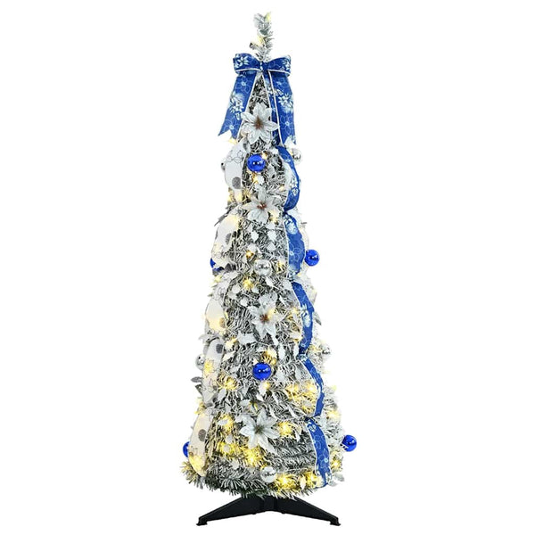 Weihnachtsbaum Künstlich 120cm mit LEDs Weiß
