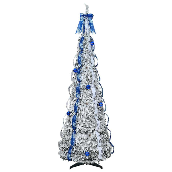 Weihnachtsbaum Künstlich Weiß 180cm mit LEDs
