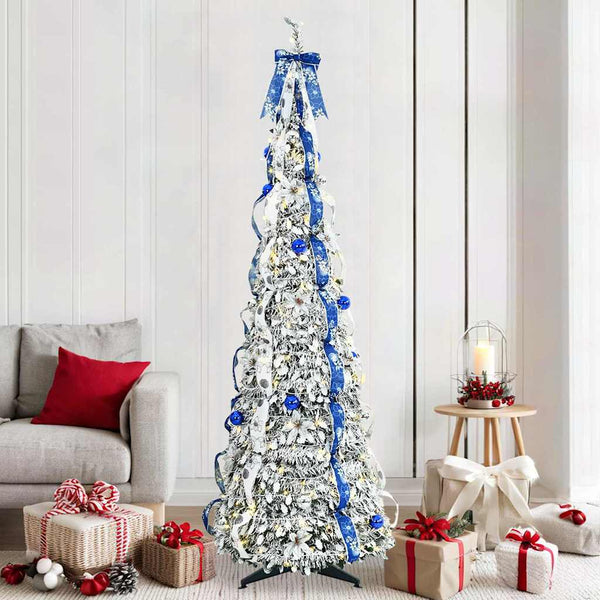 Weihnachtsbaum Künstlich 210cm mit LEDs Weiß