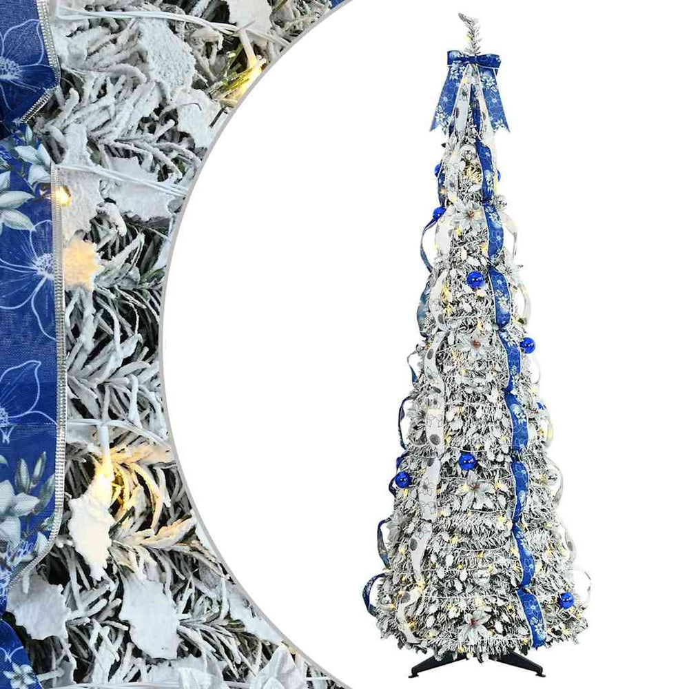 Weihnachtsbaum Künstlich 210cm mit LEDs Weiß