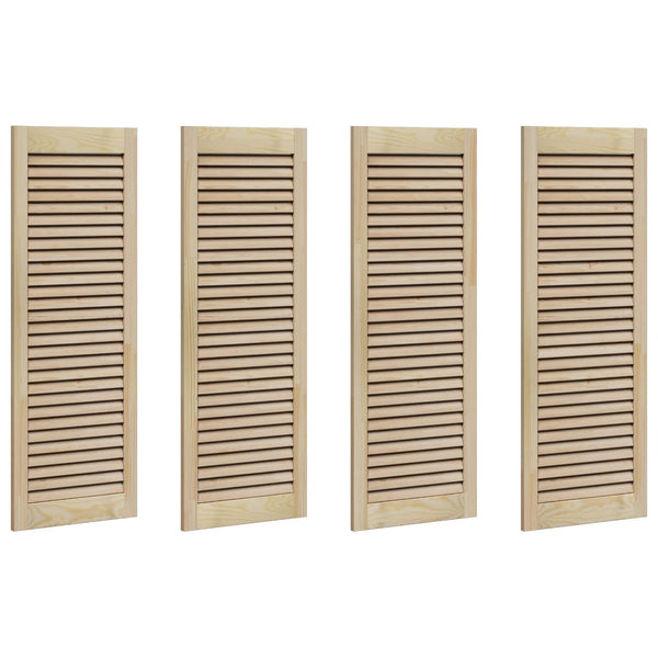 Massivholz Schranktüren Kiefer 4er Set
