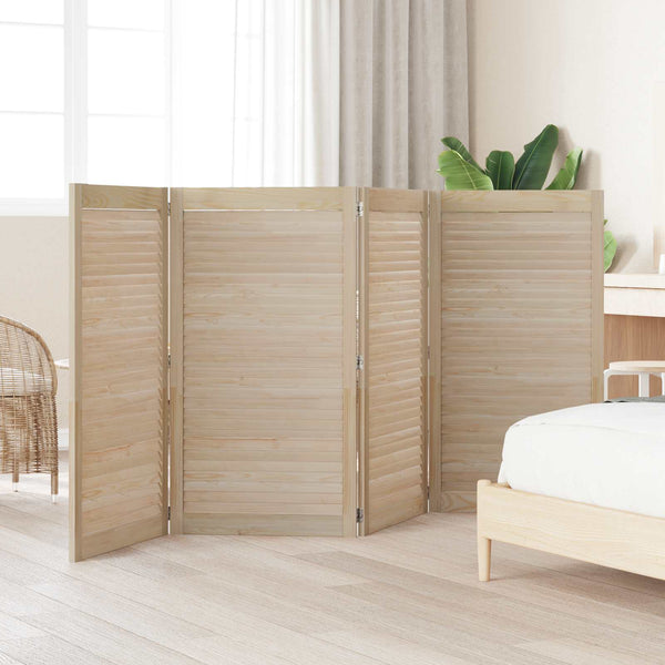Massivholz Schranktür Kiefer Natur 4er Set