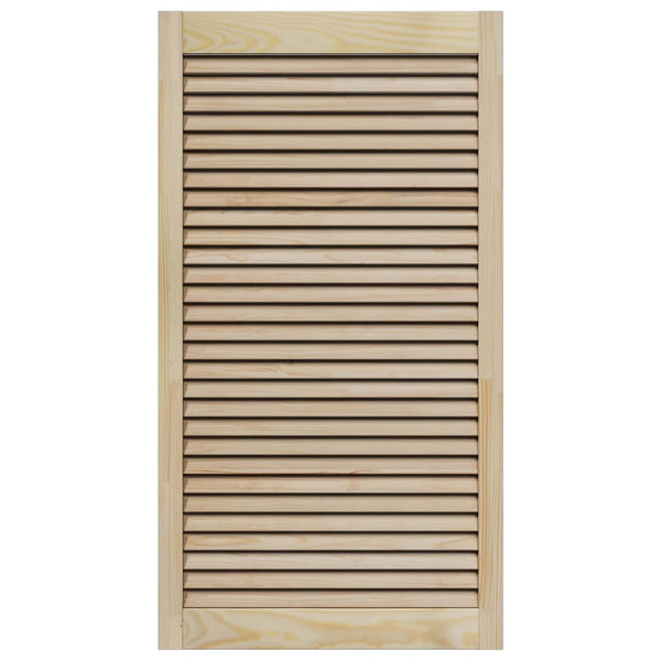 Massivholz Schranktür Kiefer Natur 4er Set