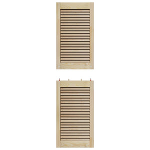 Schranktür Natur Kiefer 4er Set 140,5cm