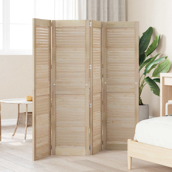 Schranktür Natur Kiefer 4er Set 140,5cm