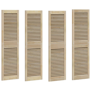 Schranktür Natur Kiefer 4er Set 140,5cm