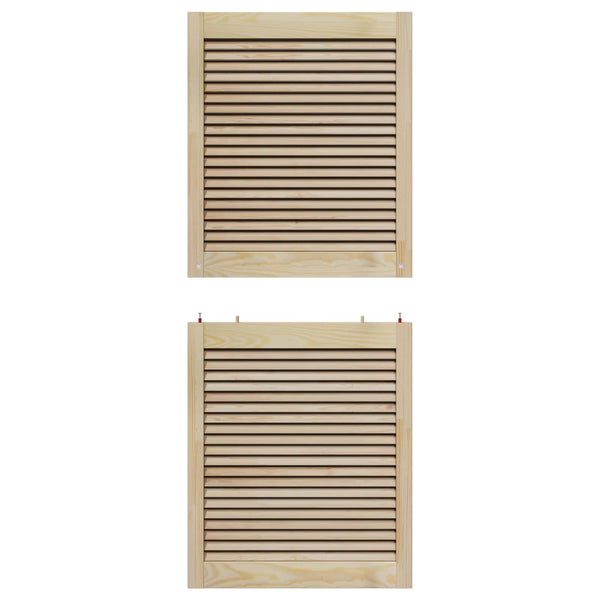 Schranktür Natur Kiefer 4er Set 140,5x59,5cm