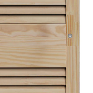 Schranktür Natur Kiefer 4er Set 140,5x59,5cm