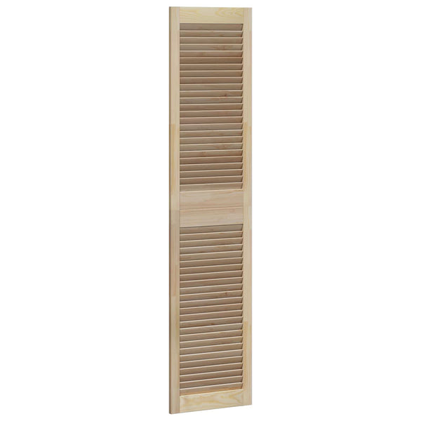 Massivholz Schranktür 4er Set Kiefer Natur