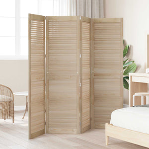 Massivholz Schranktüren 4er Set, Kiefer Natur