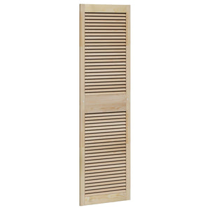 Massivholz Schranktüren 4er Set, Kiefer Natur