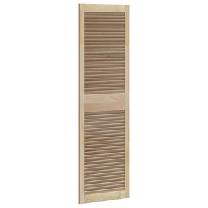 Massivholz Schranktüren 4er Set, Kiefer Natur