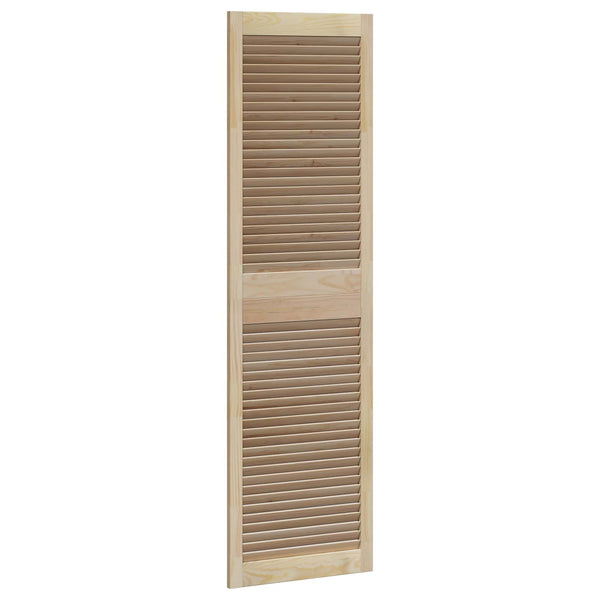 Massivholz Schranktüren 4er Set, Kiefer Natur
