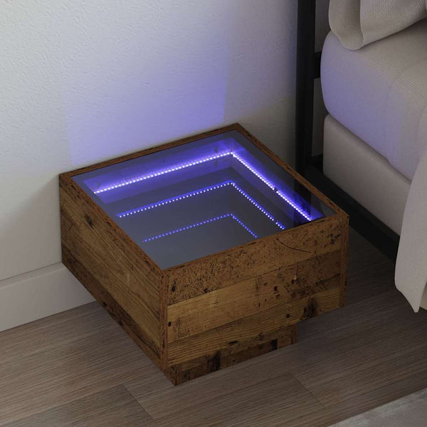 Couchtisch Altholz 40x40 cm