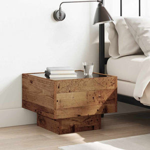 Couchtisch Altholz 40x40 cm