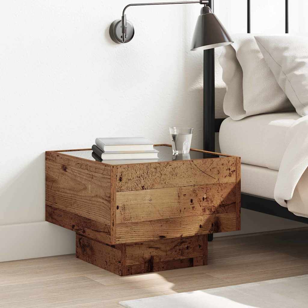Couchtisch Altholz 40x40 cm