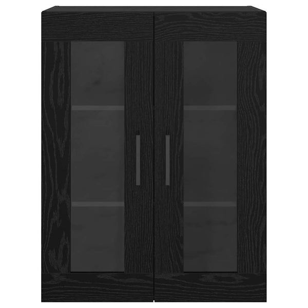 Wandmontierte Schränke, 2er-Set, Eichen-Optik