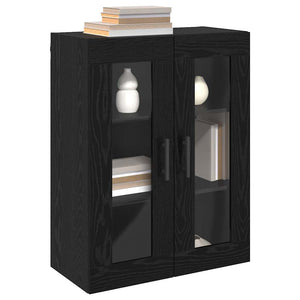 Wandmontierte Schränke, 2er-Set, Eichen-Optik