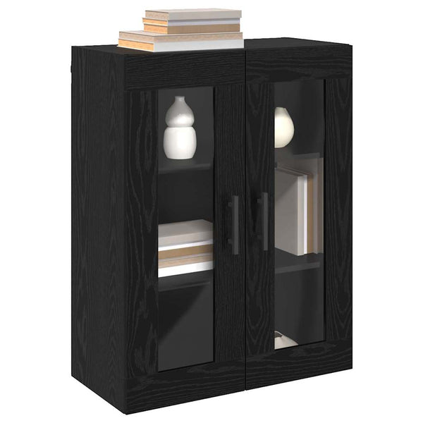 Wandmontierte Schränke, 2er-Set, Eichen-Optik