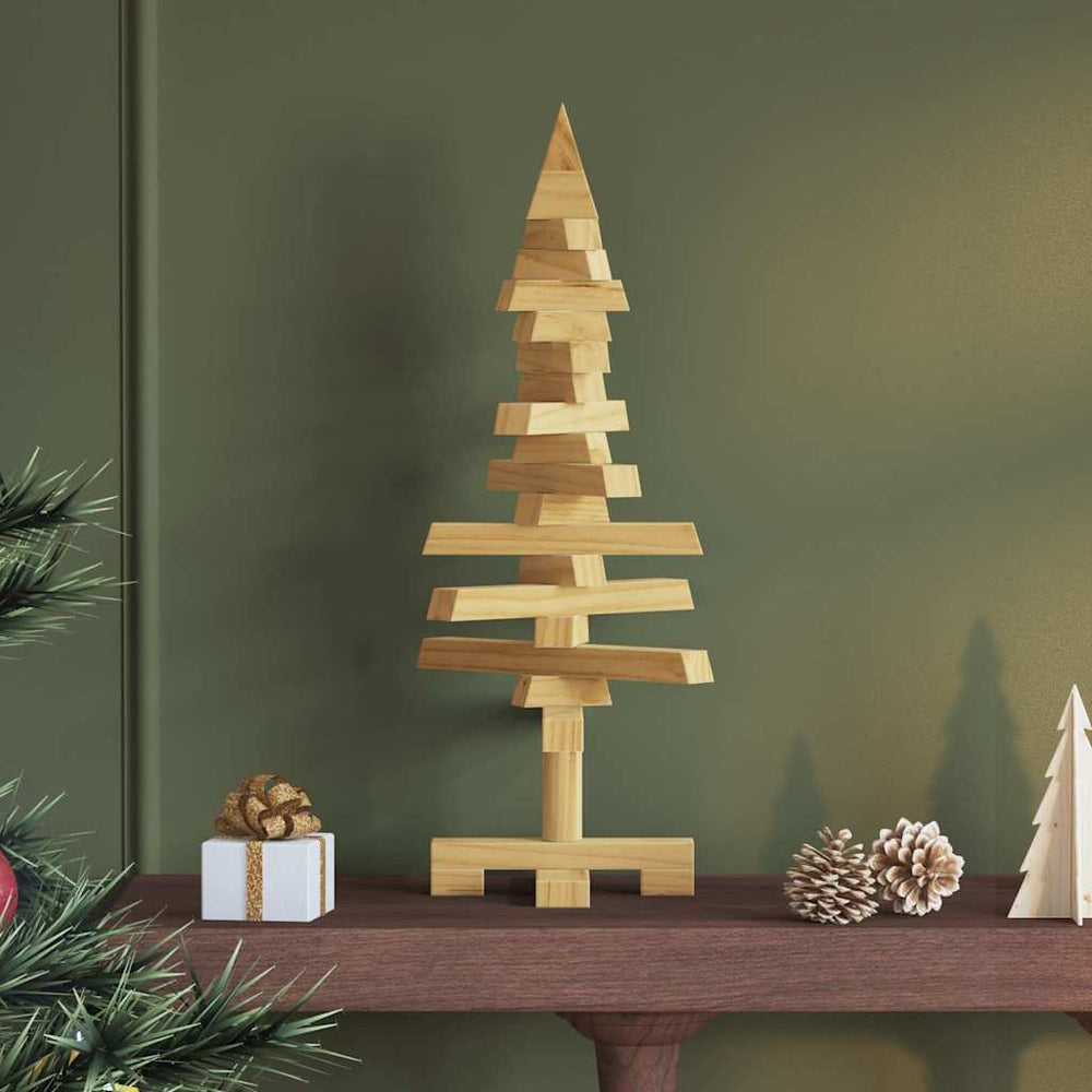 Holz Weihnachtsbaum Braun 60cm
