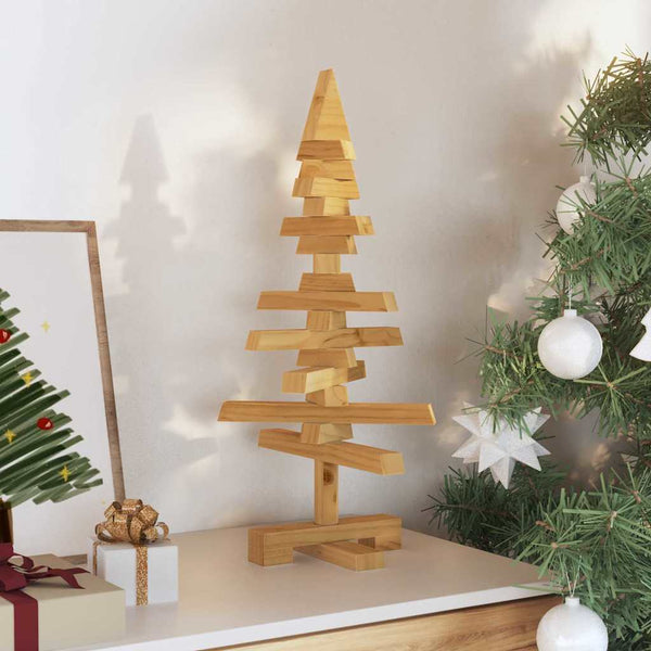 Holz Weihnachtsbaum Braun 60cm