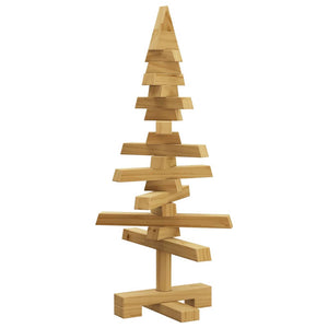 Holz Weihnachtsbaum Braun 60cm