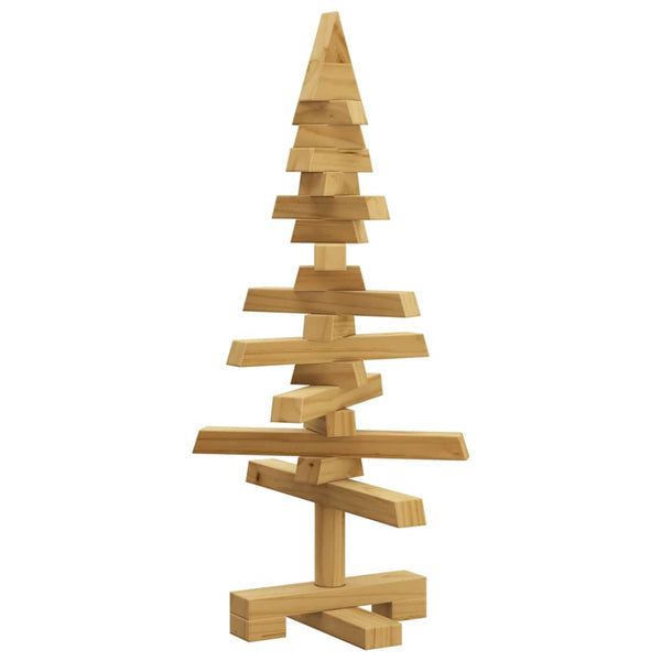 Holz Weihnachtsbaum Braun 60cm