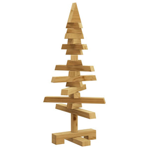 Holz Weihnachtsbaum Braun 60cm