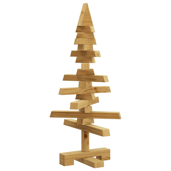 Holz Weihnachtsbaum Braun 60cm